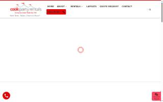 Cook Party Rentals of Peoria website
