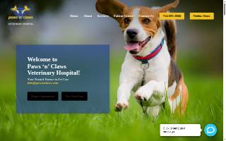 Paws N Claws Grooming website