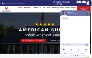 American Shield Roofing LLC website
