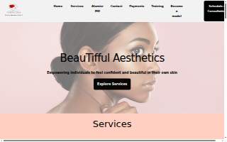 BeauTifful Aesthetics PLLC website