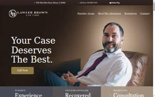 Lawler Brown Law Firm website