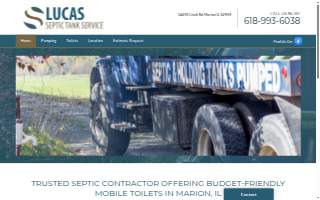 Lucas Septic Tank Services of Herrin website