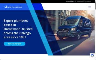 Aleck Plumbing Inc of Markham website