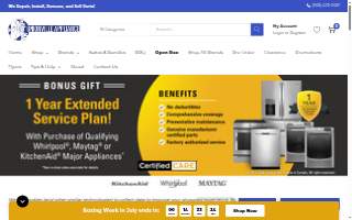 Unionville Appliance website