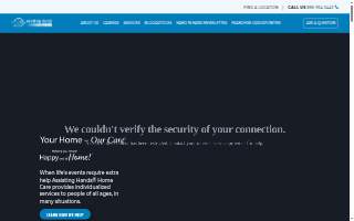 Assisting Hands Home Care website
