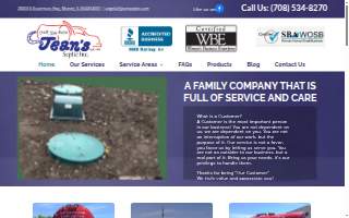 Jean's Septic, Inc. website