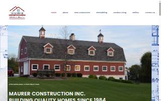 Maurer Construction Co website