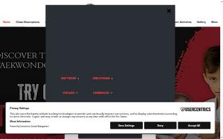 Woori Taekwondo & Hapkido Academy website