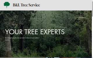 B & L Tree Services website