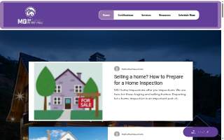 MG Home Inspection LLC website