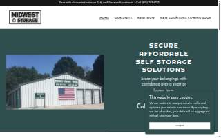 Midwest Storage of Mattoon website