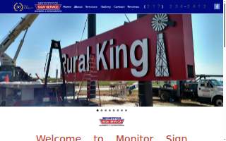 Monitor Sign Service Inc. website