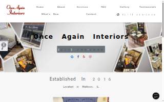 Once Again Interiors website
