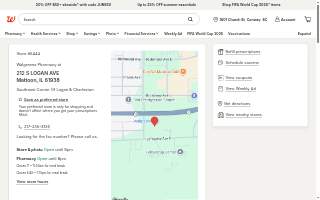 Walgreens of Mattoon website