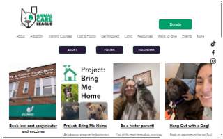 Animal Care League website