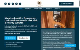 Kiara Locksmith of Maywood website