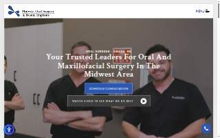 Midwest Oral and Maxillofacial Surgery of Maywood website