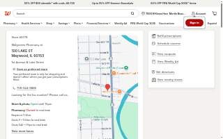 Walgreens Pharmacy of Maywood website