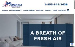 American Comfort Central website