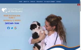 Animal Hospital of McHenry website