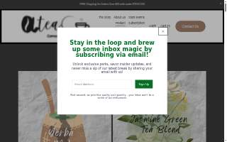 Ateaco Coffee and Tea website
