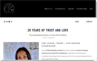 Creatively Yours Wedding + Event Planning website