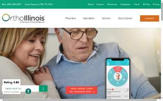 OrthoIllinois of West Dundee website