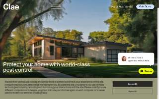 Clae Pest Control of Melrose Park website