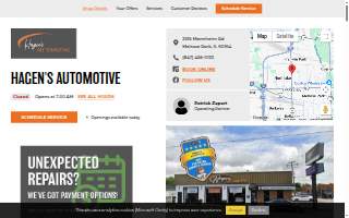 Hagen's Automotive website