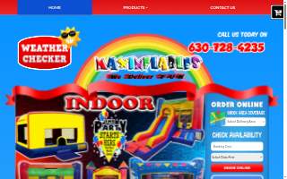 Maxinflables Inc - Bouncy Castle website