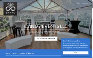 E and J Events LLC website