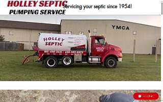Holley Septic Pumping Service of Midlothian website
