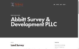 Abbitt Survey & Development, PLLC website