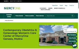 Contemporary Obstetrics & Gynecology Women's Care Center at Genesis, Moline website