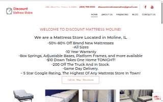 Discount Mattress Moline website