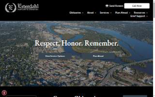 Esterdahl Mortuary & Crematory website