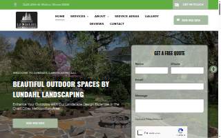 Lundahl Landscaping LLC of Moline website