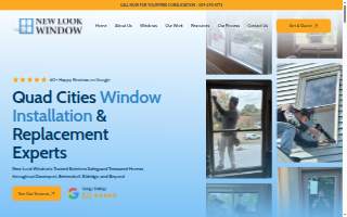 New Look Window of Moline website