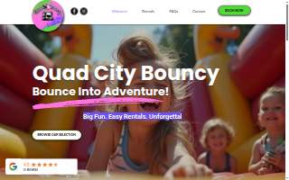 Quad City Bouncy of Moline website