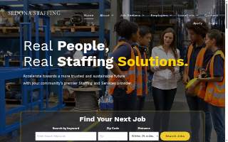 Sedona Staffing Moline website