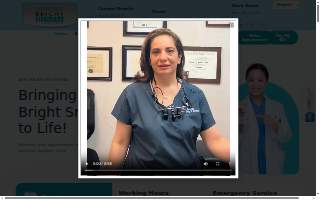 Aurora Bright Dental website