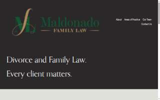 Maldonado Family Law, LLC of Montgomery website
