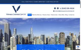 Velazquez Consumer Law website