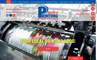 Wally's Printing of Montgomery website