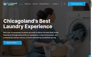 Wash Smart Laundry website