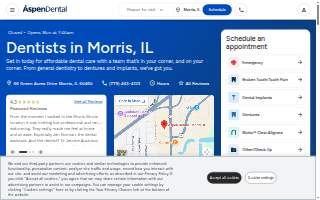 Aspen Dental - Morris website