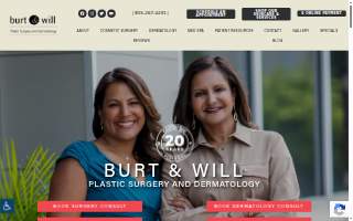 Burt and Will Plastic Surgery and Dermatology website