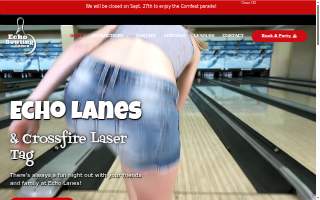 Echo Bowling Lanes website