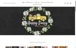 Happy Daisy Art Studio website