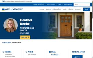 Heather Beebe - Old National Bank website